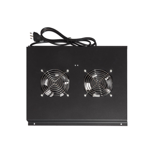 ARMADIO RACK KIT 2 VENTOLE SOFFITTO ARMADI 22/24U PROF. 600MM NERO